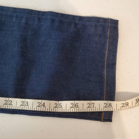 J Brand Rail Jeans Alta‎ 31 Midrise Skinny Stretch Distressed 8112C006 Dark Wash - Picture 9 of 14